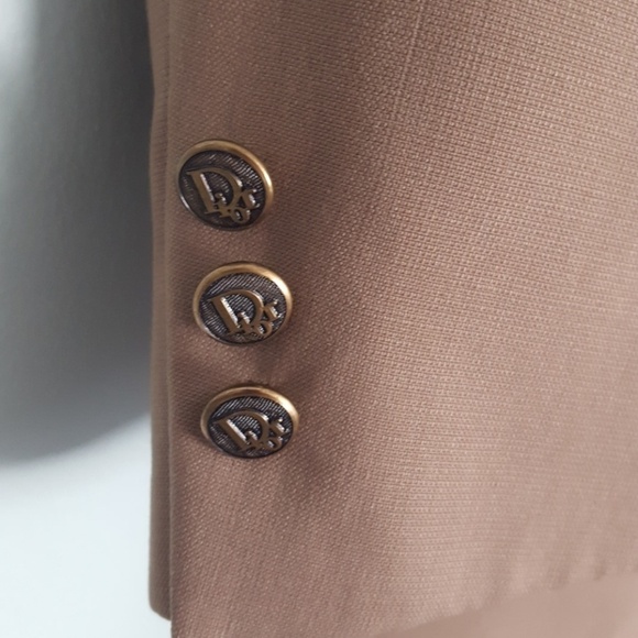 Hart Schaffner Marx By Christian Dior Brown Coat - Picture 3 of 6